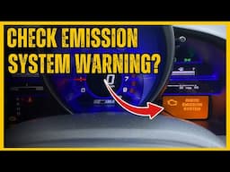 What Does Check Emission System Mean?