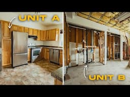 We Bought Our First Duplex - Dream or Disaster?(Empty House Tour)