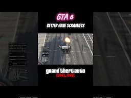 GTA 6 Online better have SCRAMJETS!! 😭😭😭... #gta #gtaonline #gta5 #gaming #shorts