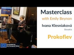 Ivana Klesniaková - Prokofiev Sonata - MASTERCLASS