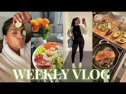 WEEKLY VLOG ♡ (a productive week at home alone in ISOLATION!! cooking, cleaning, resetting +)