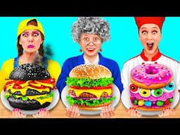 Me vs Grandma Cooking Challenge | Funny Situations by PaRaRa Challenge