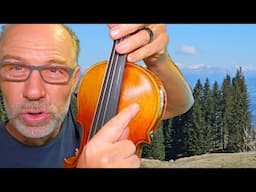 Built with Wood from Stradivarius Forest... first results
