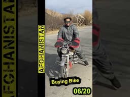Buying a bike in Afghansitan #countingmilestoafghanistan