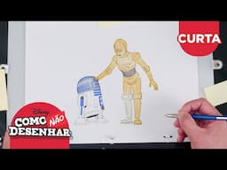 R2D2 ganha vida! | Como Não Desenhar | Disney