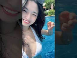 Relaxing Water Sounds in the Pool #asmr