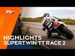 HIGHLIGHTS: Entire Cover Insurance Supertwin TT Race 2 | 2025 Isle of Man TT Races