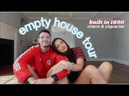 EMPTY HOUSE TOUR 2025  | vintage home | MOVING VLOG PART 2