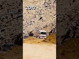 #ladakh in a Caravan 2017 vs 2025 comparison of road condition #Motorhome Adventures