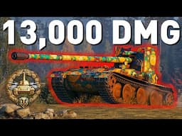 13,000 DAMAGE! Grille 15 in World of Tanks!