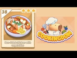 Cookingdom Level 38 Pan-Fried chicken with vegetables  | Game Walkthrough🎮