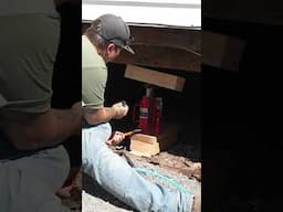 Using Jacks To LIFT My House! #diy