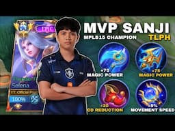 I TRIED TLPH MVP SANJI ILLEGAL SELENA BUILD AND THIS HAPPENS 🤯 (BEST BUILD 2025) | SELENA GAMEPLAY