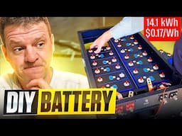 HUGE Savings - I Built a Home Solar Backup Battery