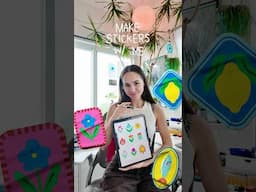 How I Make my Digital Stickers 🌷 for Creative Market #graphicdesign #illustration #drawing #art