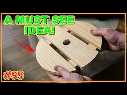 💡GENIUS TRICK TO USE WOOD SCRAPS – DON’T MISS THIS! (VIDEO #95) #woodworking #woodwork #joinery