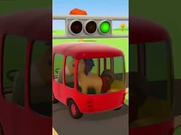 🚌🚌🚌Where all the multicolored buses go? Helper cars cartoon for kids #shorts #cartoons #kidscars