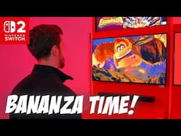 Donkey Kong Bananza Gameplay on Nintendo Switch 2 – Hands-On Exclusive Preview!