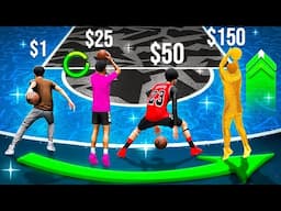 NBA 2K25 But I Can Only SPEND $1 on My BUILD After EVERY BASKET...