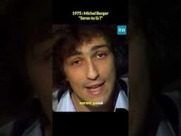 Michel Berger "Seras-tu là ?" 🥺 #INA #shorts