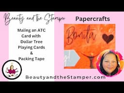 Let’s make an ATC Card - With Dollar Tree Playing Cards
