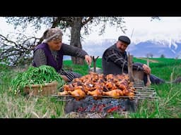 Roasted Chicken Legs with Garden Veggies | Homestyle Recipe