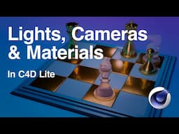 Lights, Cameras & Materials in C4d Lite (4/5)