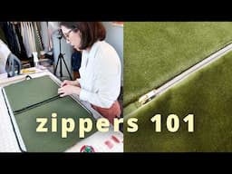 Afraid of Sewing Zippers? Practice with This Easy Pillow Cover Tutorial (Invisible + Centered)