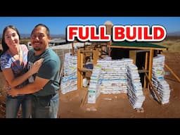 We Complete Our MASSIVE Earthbag Wall