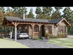 950sq ft (88m2) A Peaceful Cottage Retreat – Rustic Charm and Warmth All Around
