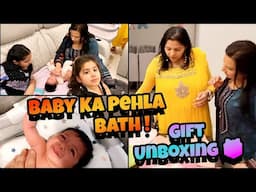 Iftar Party Ki Tayari Mein Light Chali Gayi! 😱 Baby Ka Pehla Bath Aur Gifts! 🎁 | Daily Vlog 32