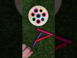 Color Matching Game for Babies! Where Do the Rainbow Sticks Go? 🟥🟩🟦 #cocomelon #shorts #games