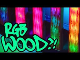 I made RGB WOOD!! - Full RGB PC Part 2