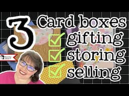 Great gift giving idea or perfect for craft fairs!  Boxes that showcase your beautiful work!