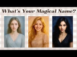 What is Your Magical Name? ✨🔮 | Personality Test Quiz