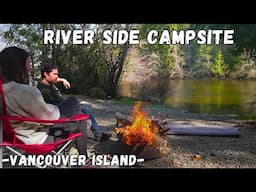 Checking Out A River Side Camping Spot