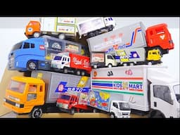 We have collected a lot of minicars, which are working cars that transport various things☆Trucks！