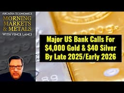 Bank of America Calls For $4,000 Gold & $40 Silver By Late 2025/Early 2026