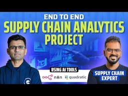Data Analysis using AI Tools | Quadratic | N8N | Supply Chain