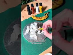 Banana skin candle holder DIY #diy #candleholder #clay