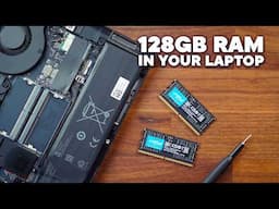 128gb DDR5 in a Laptop! Crucials new 128gb DDR5 Laptop Upgrade Kit