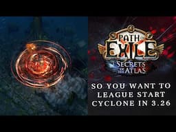 League Starting Cyclone: Problems, Solutions and Options | Path of Exile 1