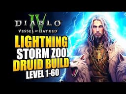 Diablo 4 Best Druid Leveling Build Season 8 - Storm Pets Druid Build