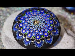 Dotted Mandala in Blue