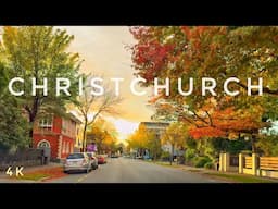 Christchurch Early Morning Drive | City Centre to Papanui | Autumn 2025 4K |New Zealand Driving Tour