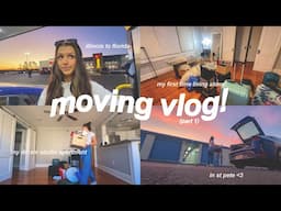 moving into my DREAM studio apartment in st pete, fl 🥹 travel, unpacking, & empty apartment tour!