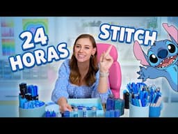 24 HORAS PINTANDO A STITCH 💙😨🖌️