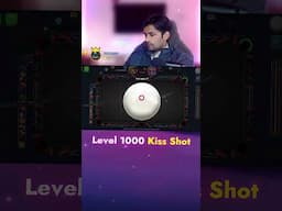 Tried a Kiss Shot to Finish It…🔥 Ended in PERFECTION 💋 #8ballpool #gamingwithk #trickshots #viral