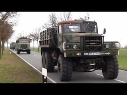 Militär Oldtimer Konvoi Egeln 2025