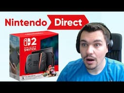 REACTING to the Nintendo Switch 2 DIRECT